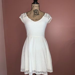 White lace dress